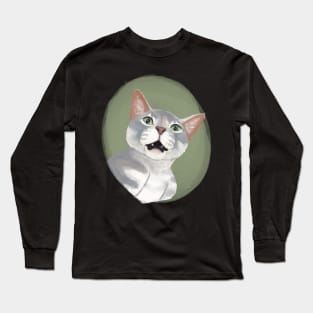 Silver Tabby :: Canines and Felines Long Sleeve T-Shirt